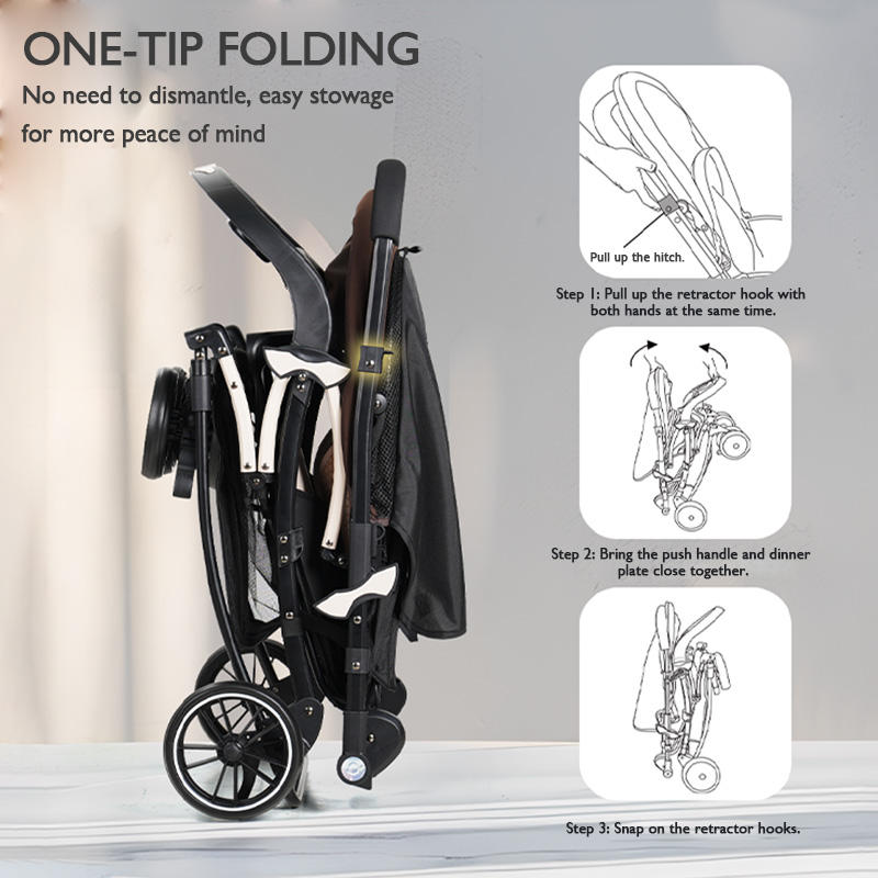 Baobaohao Stroller Comes with Rocker & Dining | Premium Quality