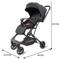 Baobaohao Y8 2-Way Facing Baby Stroller – Lightweight, Foldable & Travel-Friendly