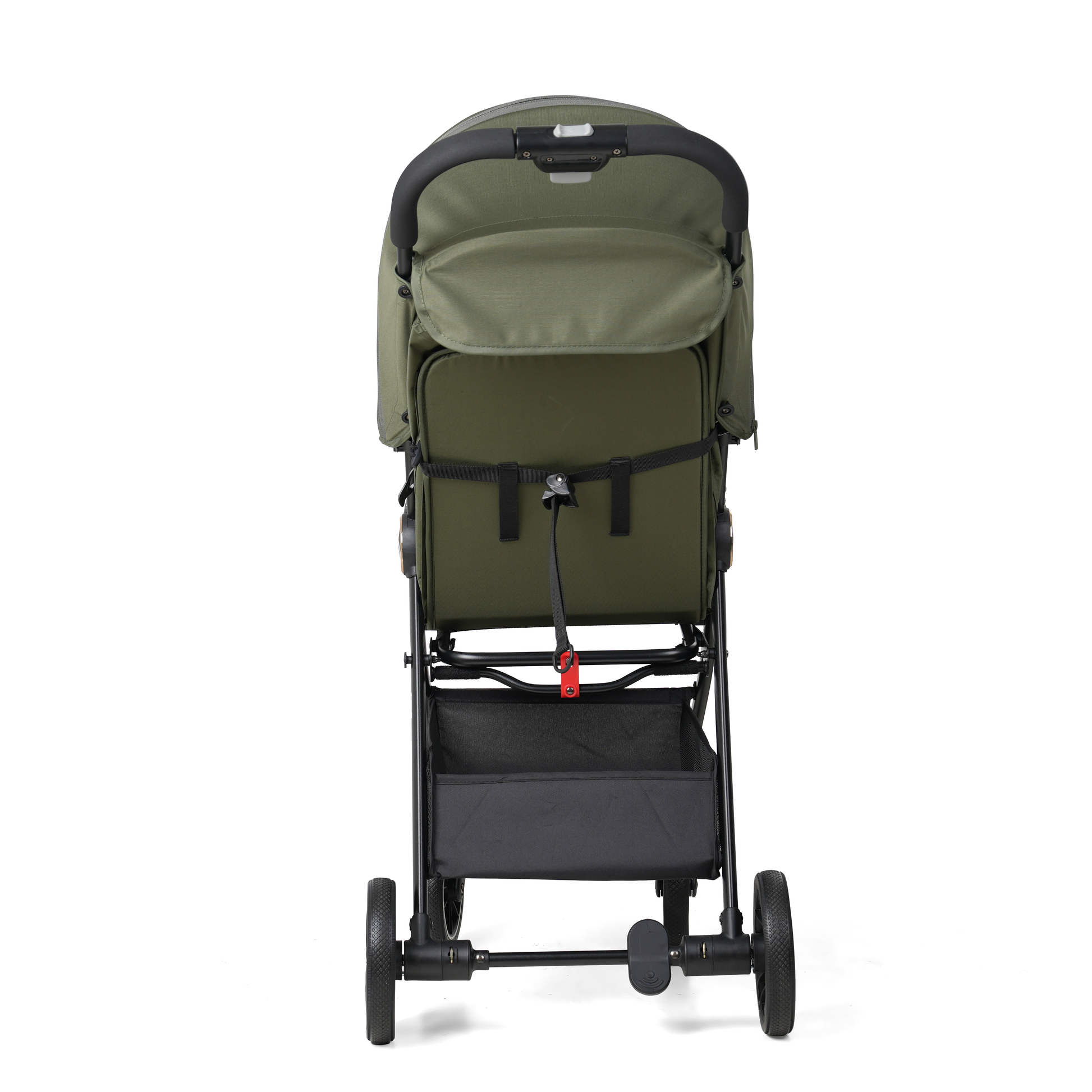 Baobaohao A6 Baby Stroller, Lightweight & Foldable Travel Pram for Newborns & Toddlers – Olive Green