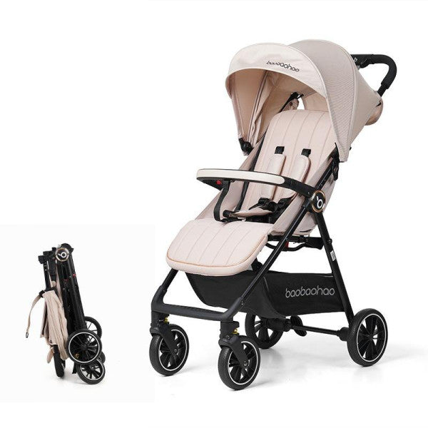 Baobaohao A6 Baby Stroller, Lightweight & Foldable Travel Pram for Newborns & Toddlers |