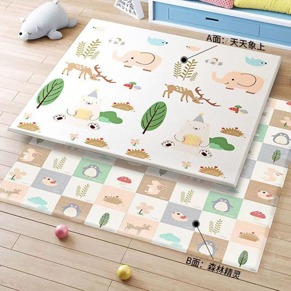 Foldable Puzzle Playmat Game – Padded Foam Crawling Baby PlayMats
