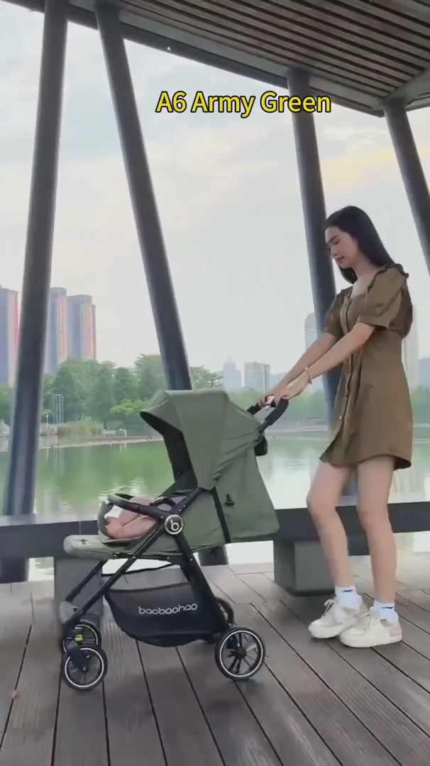 Baobaohao A6 Army Green Stroller